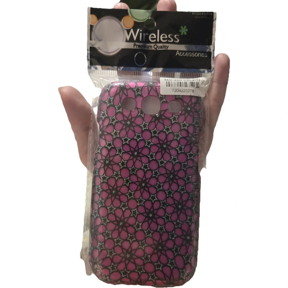 Pink Star Geometric Case for Samsung Galaxy S3 NIB